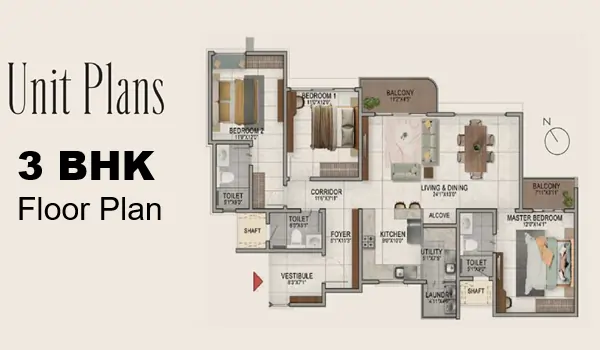 Sobha Scarlet Woods Floor Plan