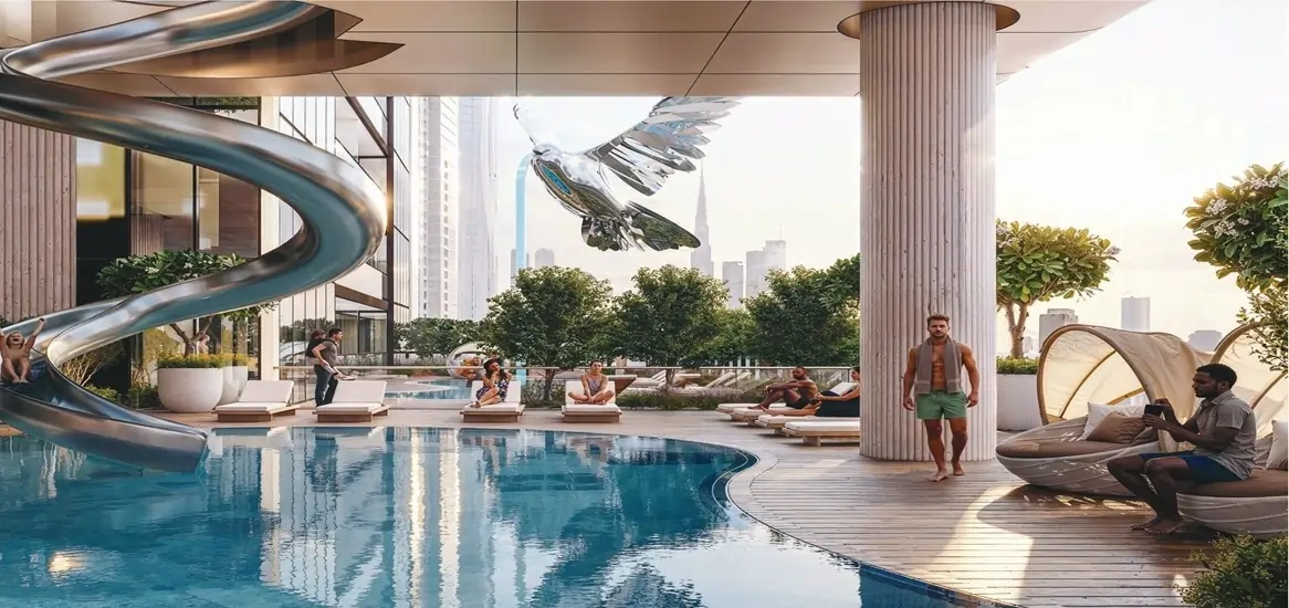 Sobha Scarlet Woods Swimming Pool View